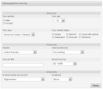 Demographic survey sample