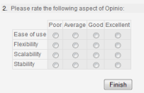Piping survey sample
