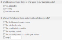Question types survey sample